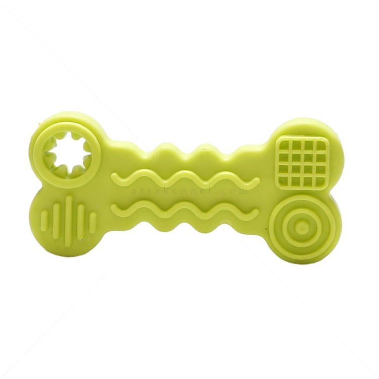 Каучуков кокал релефен, MINA PET, жълт