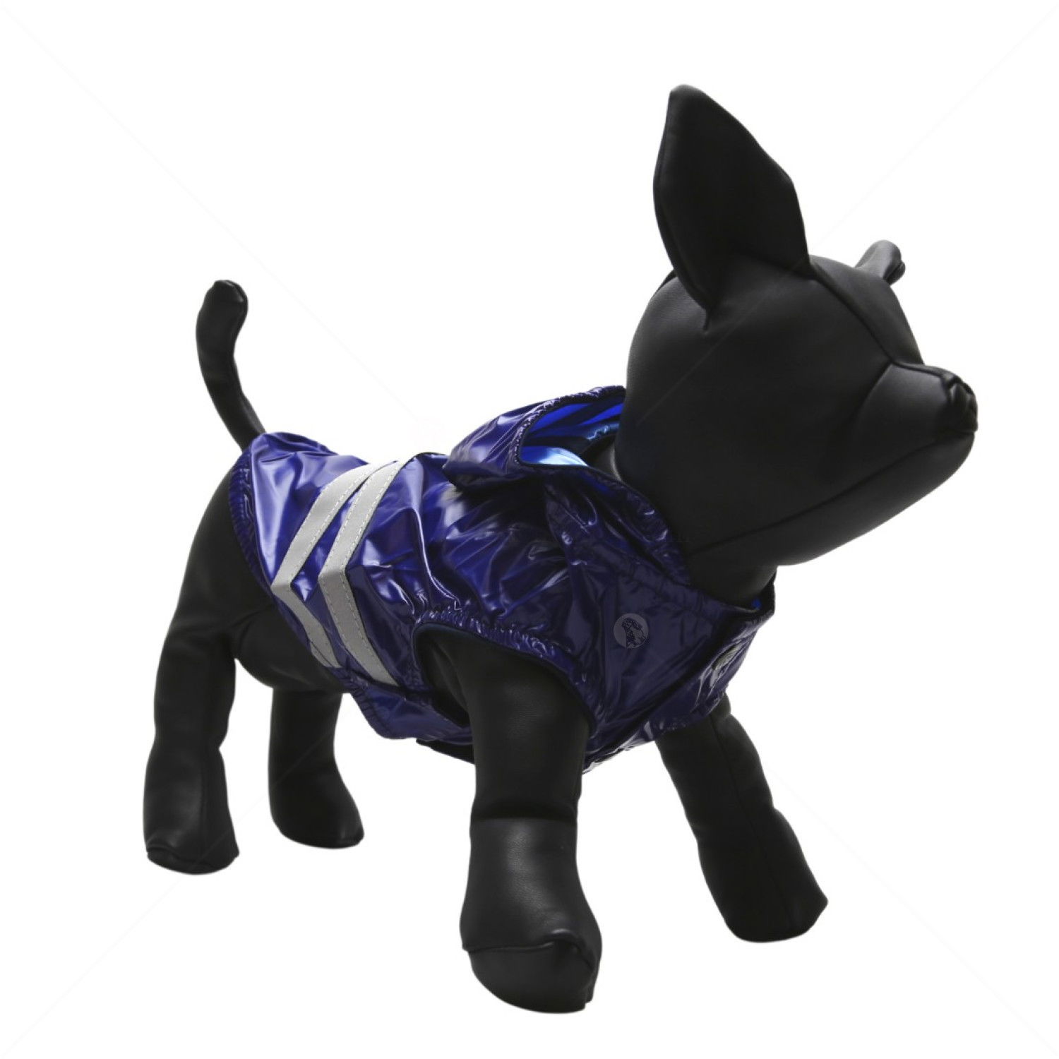 Дъждобран елек с качулка и светлоотразителни ленти, MINA PET, XL