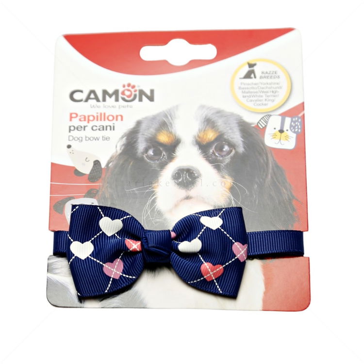 Папийонка Сърце CAMON, тъмносиня