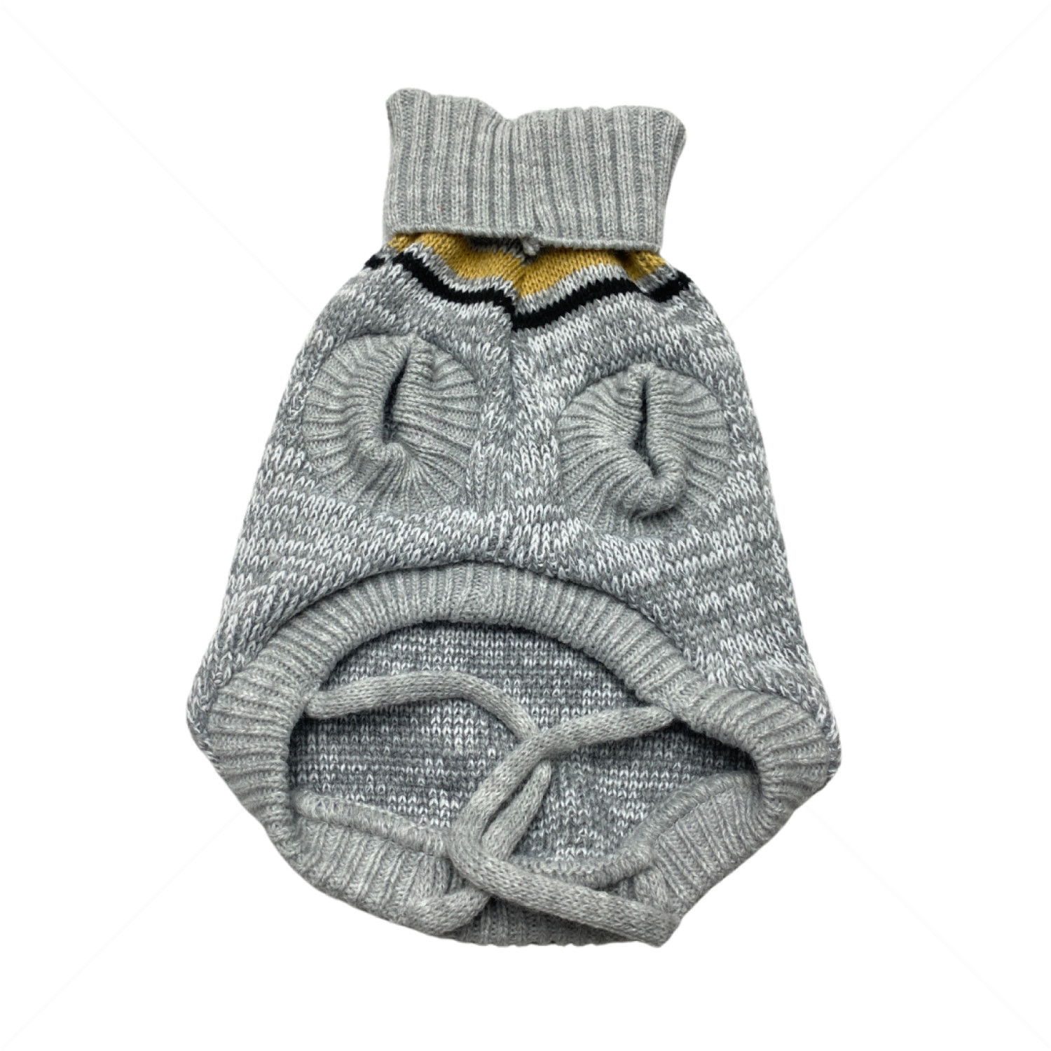 Плетен пуловер поло Модел 48, HAPPY PUPPY, XXS, 18-20 см.