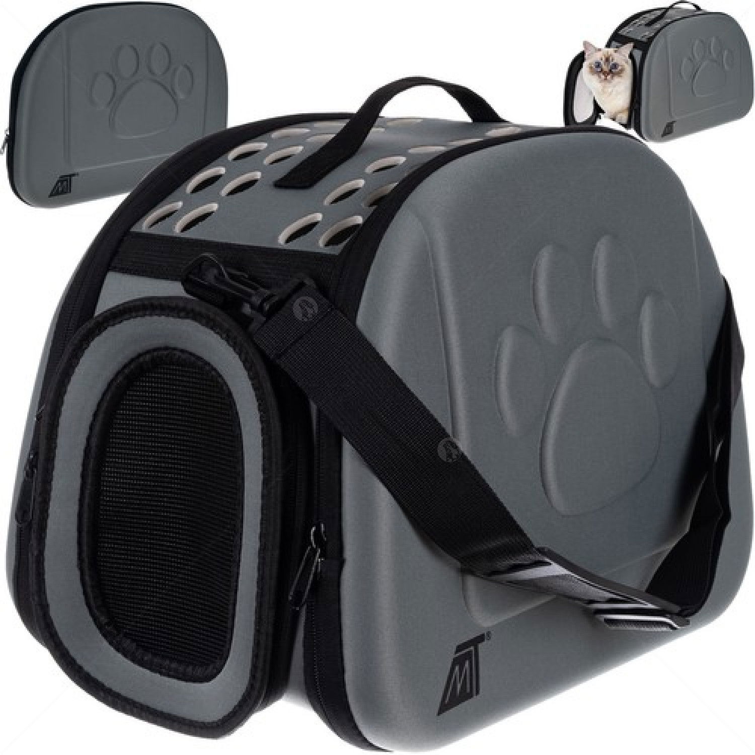 Транспортна чанта PURLOV, сива