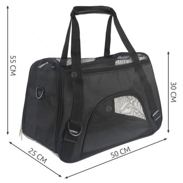 Мека транспортна чанта PURLOV, черна