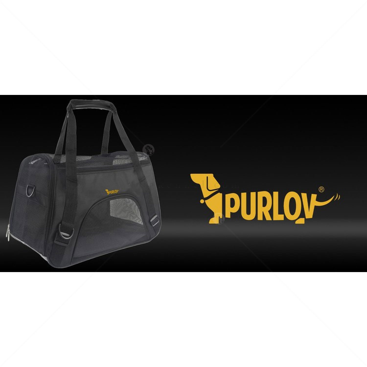 Мека транспортна чанта PURLOV, черна