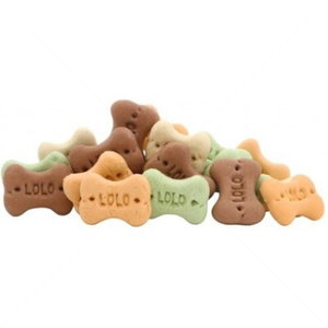 Бисквити микс кокалчета в буркан, LOLO PETS, размер S, 210 гр