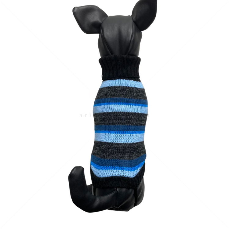 Плетен пуловер поло Модел 70, HAPPY PUPPY, XXS, 18-20 см.