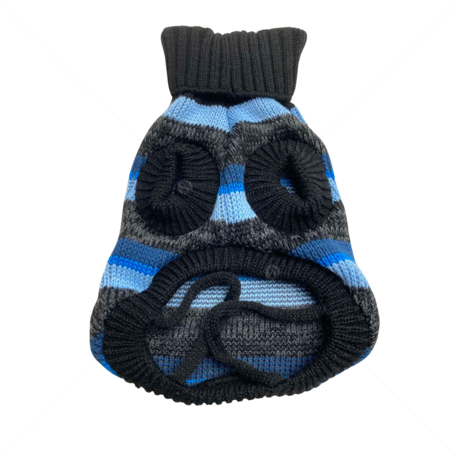 Плетен пуловер поло Модел 70, HAPPY PUPPY, XXS, 18-20 см.