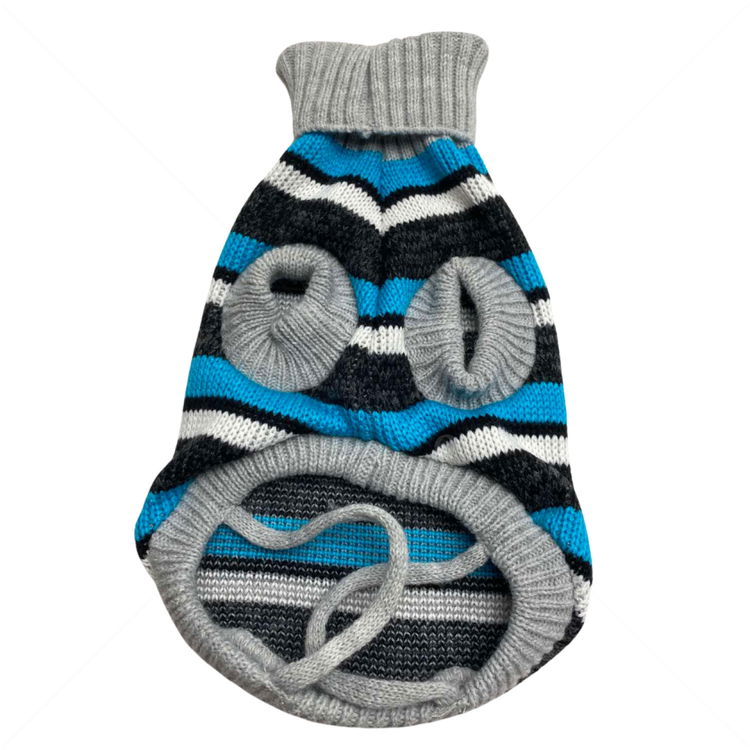 Плетен пуловер поло Модел 72, HAPPY PUPPY, XS, 22-24 см.