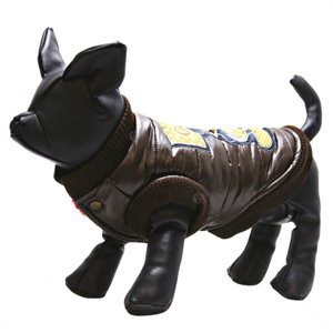 Елек с Мики Маус, кафяв, MINA PET, S, 21-24 см