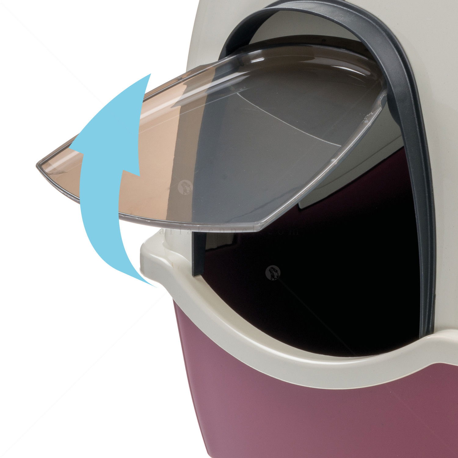 FERPLAST Bill Котешка тоалетна с филтър, червена