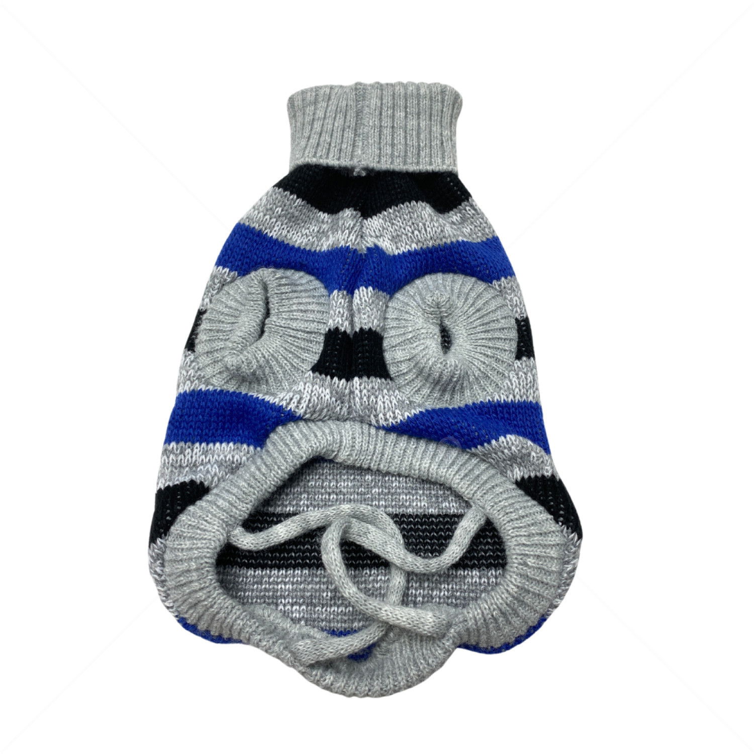 Плетен пуловер поло Модел 32, HAPPY PUPPY, XXL, 46-50 см