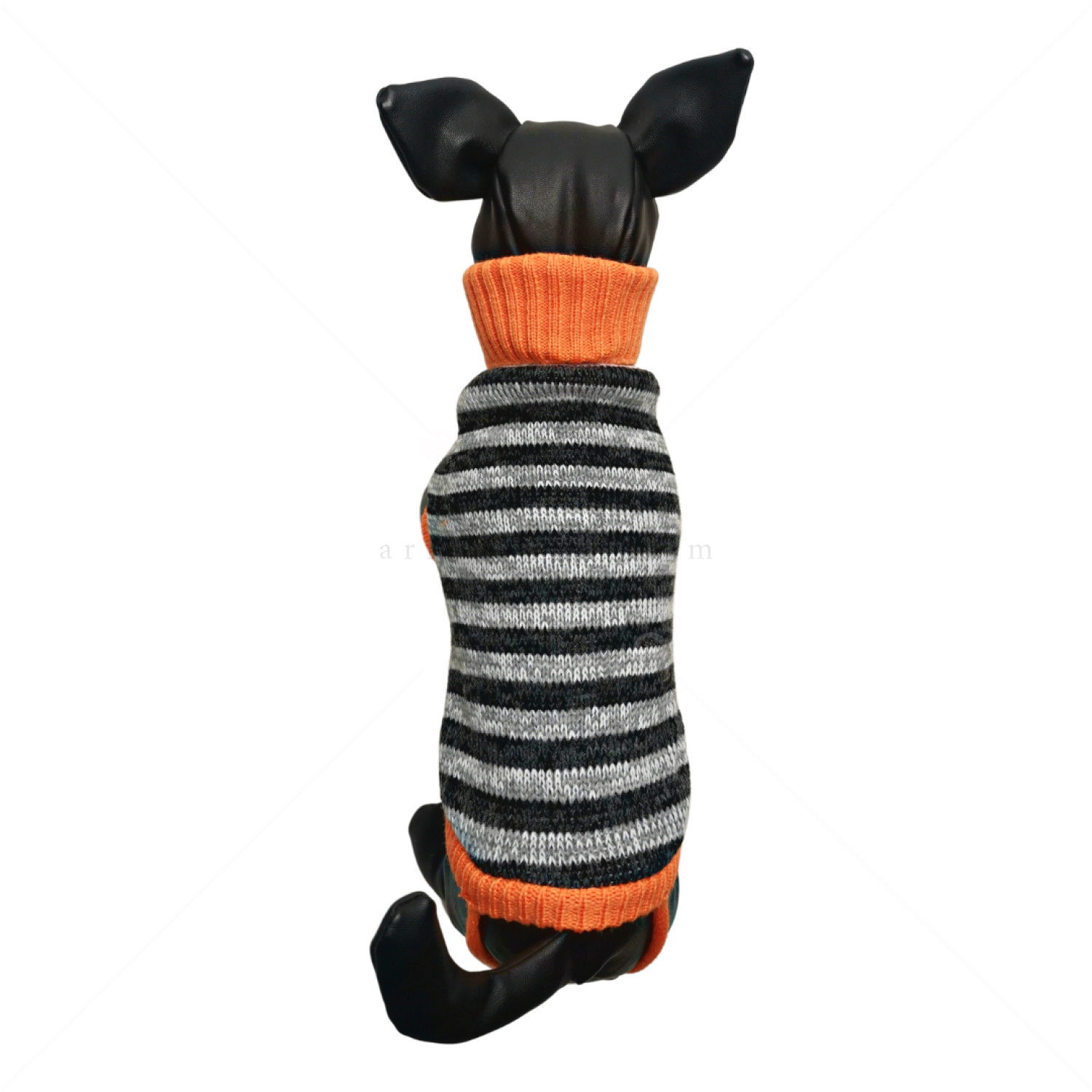 Плетен пуловер поло Модел 82, HAPPY PUPPY, XXS, 18-20 см.