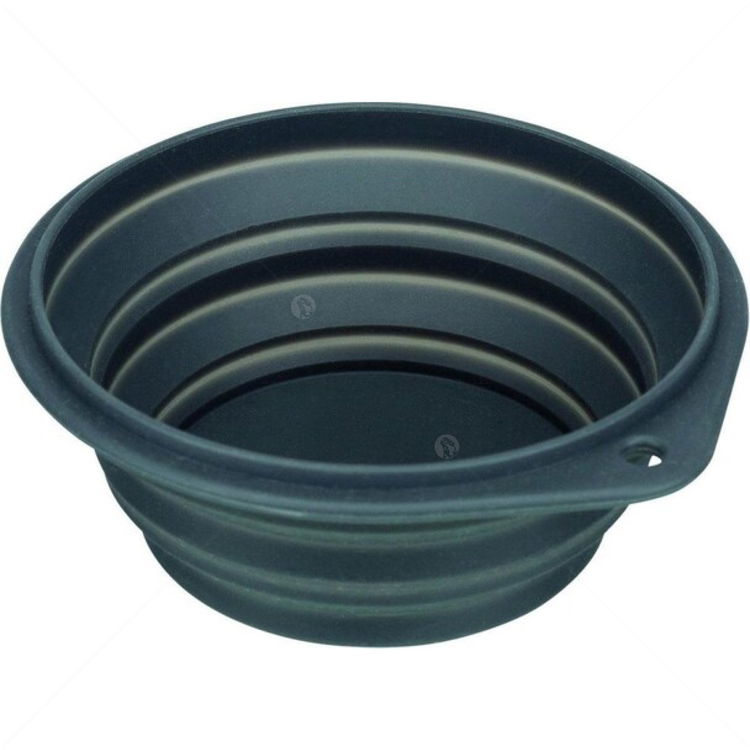 Сгъваема силиконова купичка TRIXIE, 0.500 л, 14 см, сива