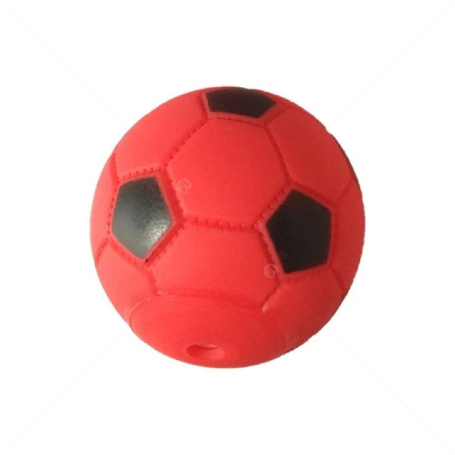 NOBBY Футболна топка, винил, червена