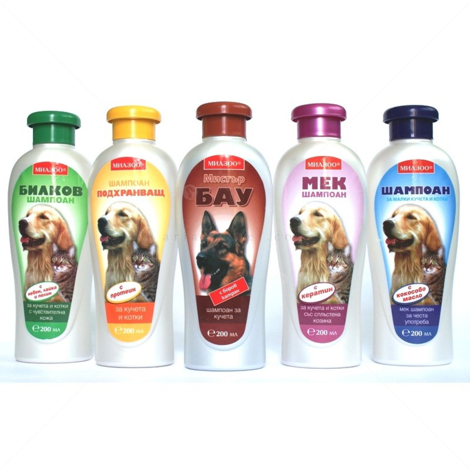 МИАЗОО Шампоан за кучета, 200 мл.