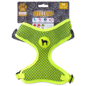Нагръдник Mellow Active Dog XS, неоново жълт