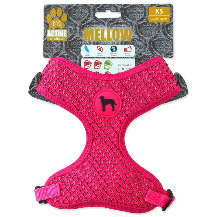 Нагръдник Mellow Active Dog XS, розов