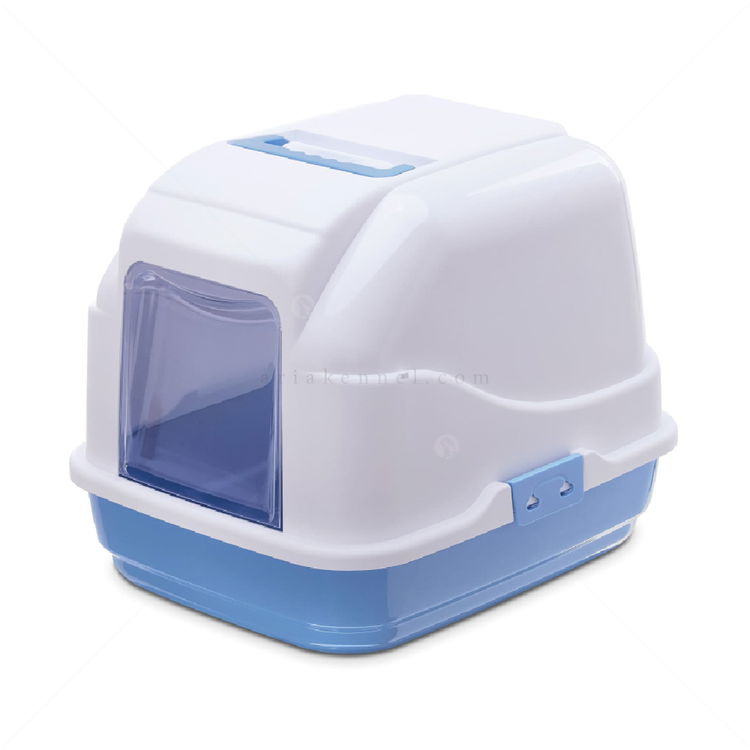 Закрита котешка тоалетна Imac My Cat, синя