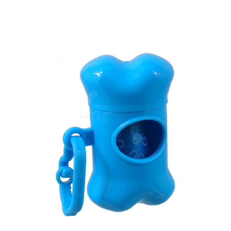 Диспенсър за торбички Dog Fantasy, син