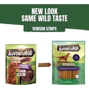 Ленти с вкус на еленово месо ADVENTUROS, 90 гр