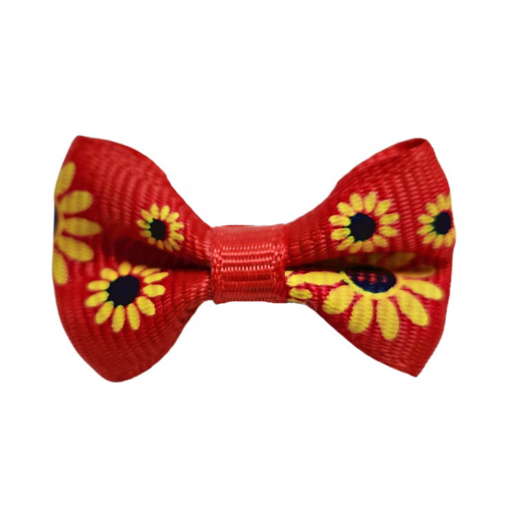 Панделка с щипка MINA PET, червена