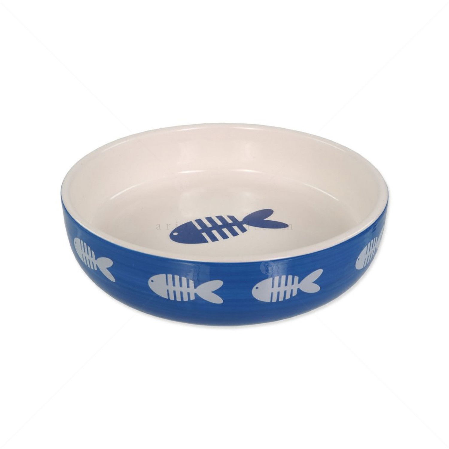 Керамична купа MAGIC CAT риба, синя, 13x4 см