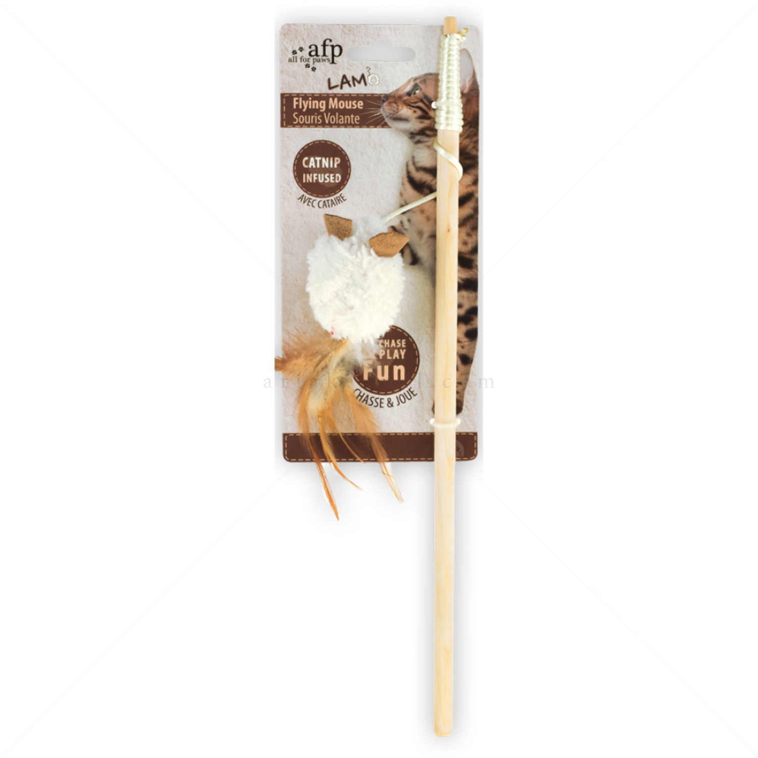 Въдица с мишле от агнешка вълна и перца AFP