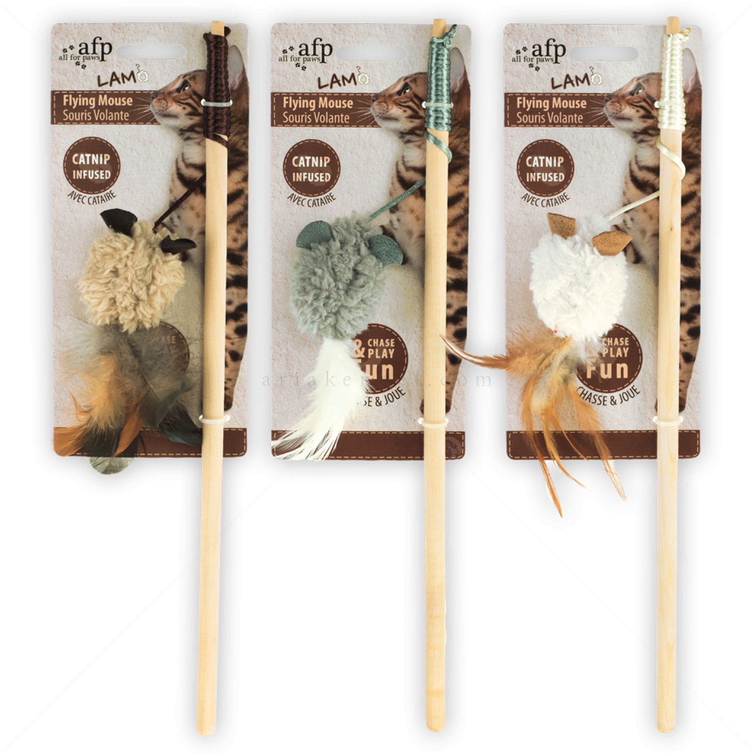 Въдица с мишле от агнешка вълна и перца AFP