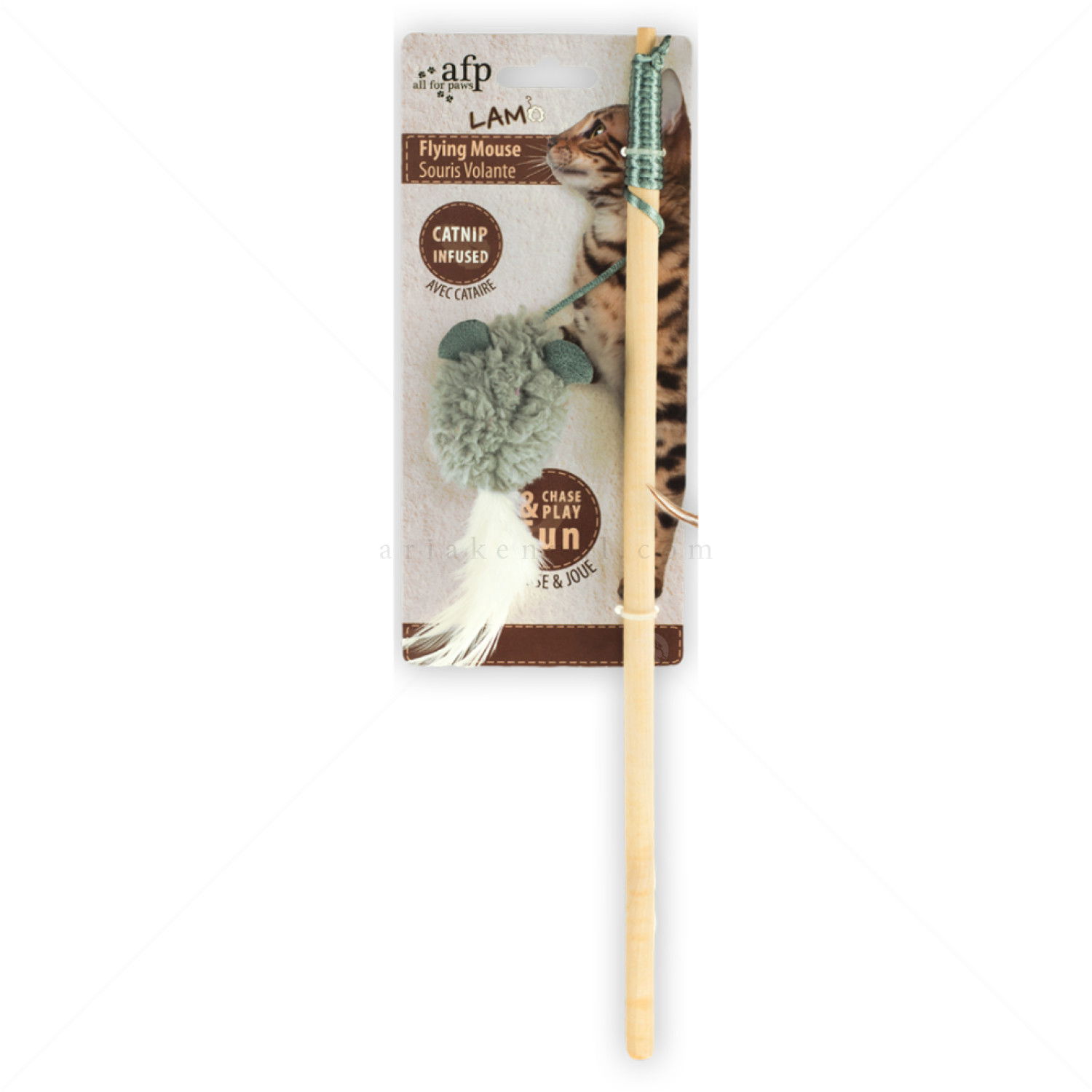 Въдица с мишле от агнешка вълна и перца AFP