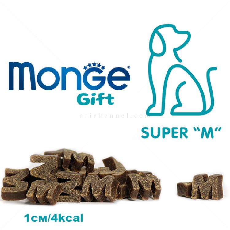 Меки хапки за здрава кожа и козина MONGE Gift Super M Skin Support