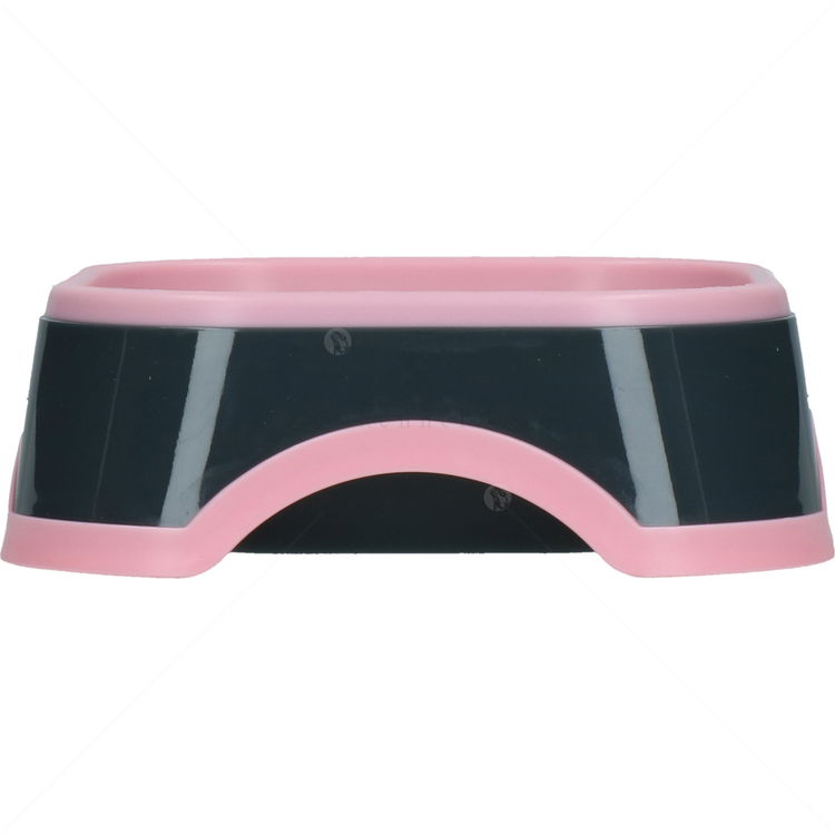 EAT SLOW Купичкa за лакоми кучета, квадрат, розова, 16 см.