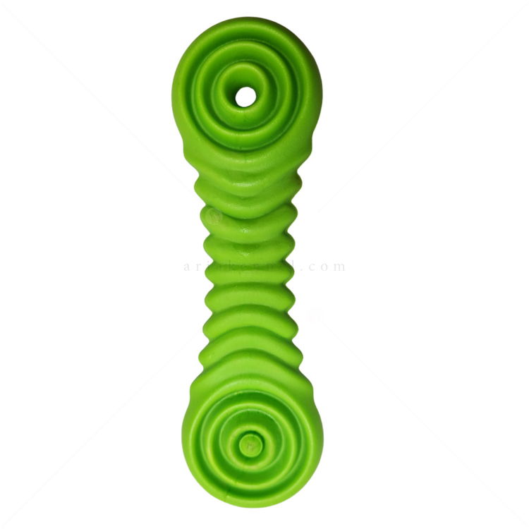 Гумена плътна играчка GEORPLAST Geotoy Long, зелена