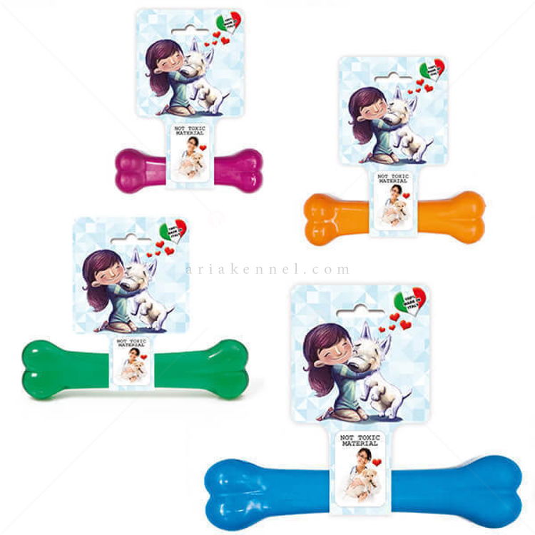 Каучуков кокал срещу зъбен камък GEORPLAST Slurpy, син