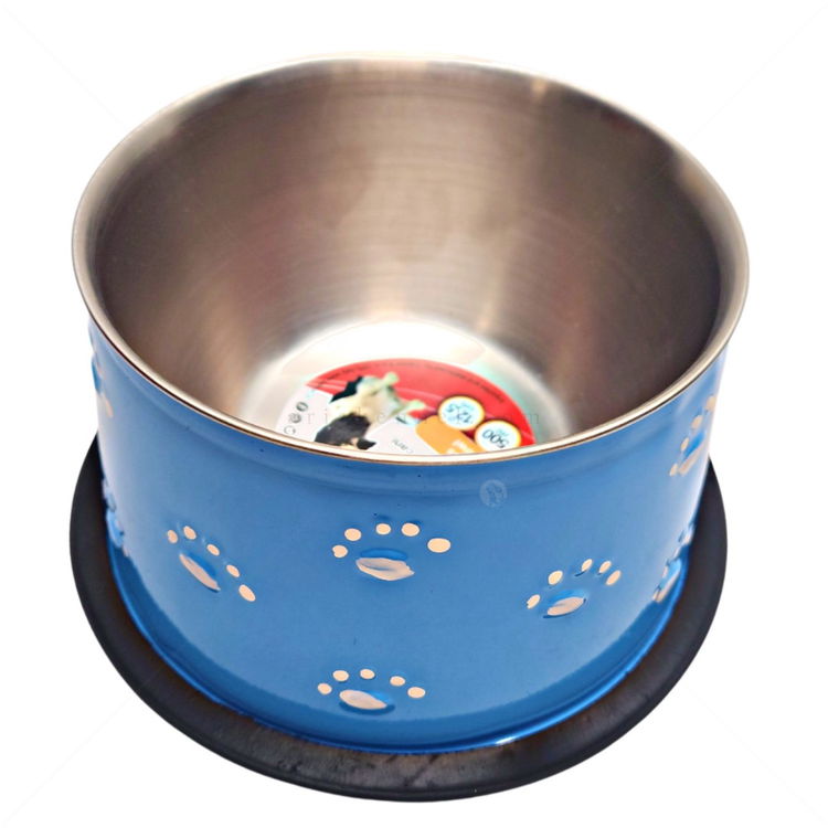 Метална купа с гумена основа CAMON, Кокер, 12.5 см, синя