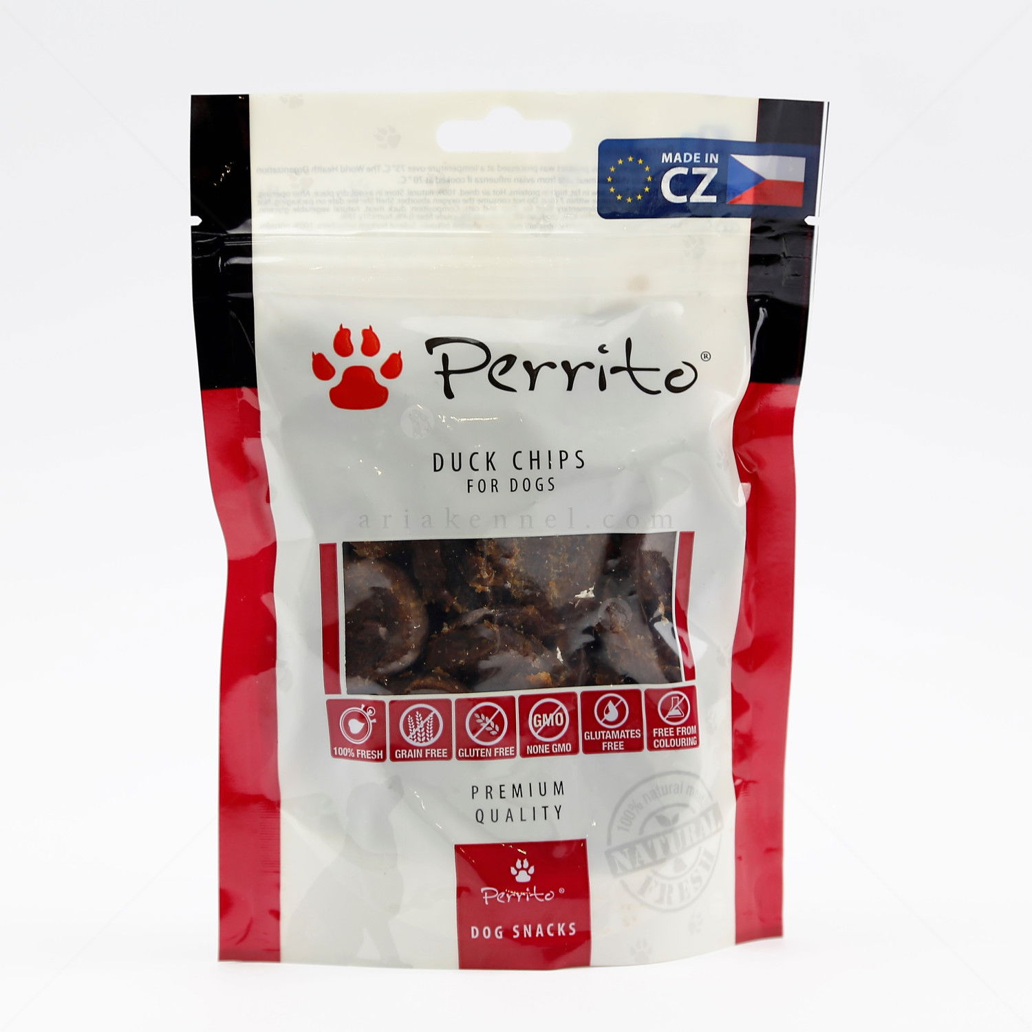 Комплект DOG VISION Venison 2 кг + GRANCARNO Adult 400 гр Rind & Wild + PERRITO Premium 100 гр. Чипс от патешко месо