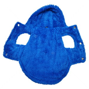 Шушлякова грейка с качулка, TEDDY PLEIN, XXXL, синя