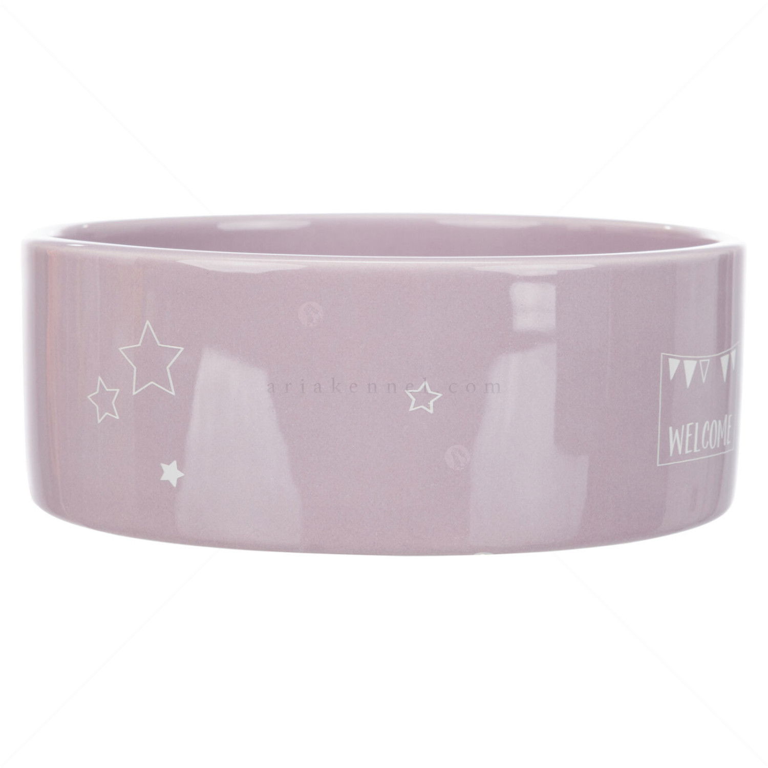 Керамична купа Welcome, TRIXIE, лилава, 16 см