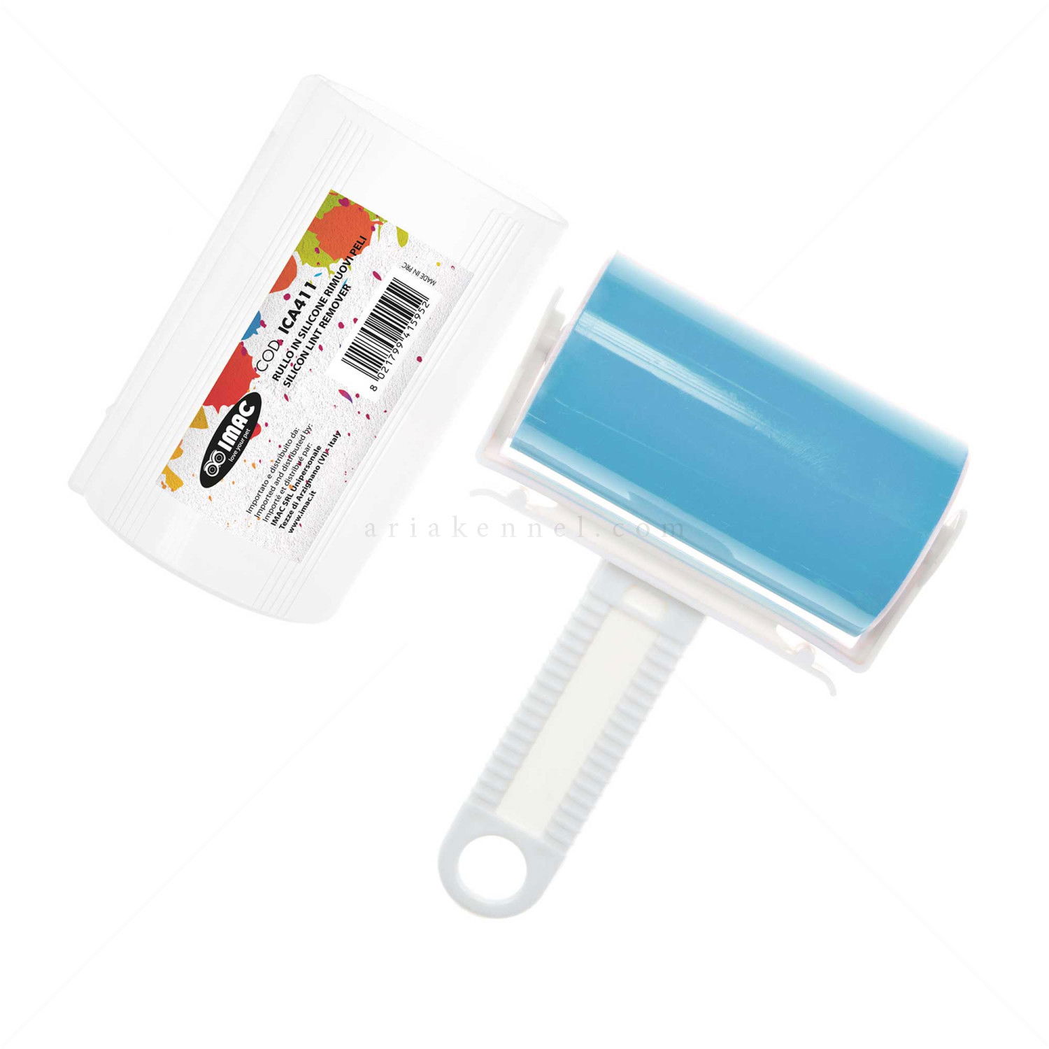 Силиконов ролер за обиране на косми IMAC, син