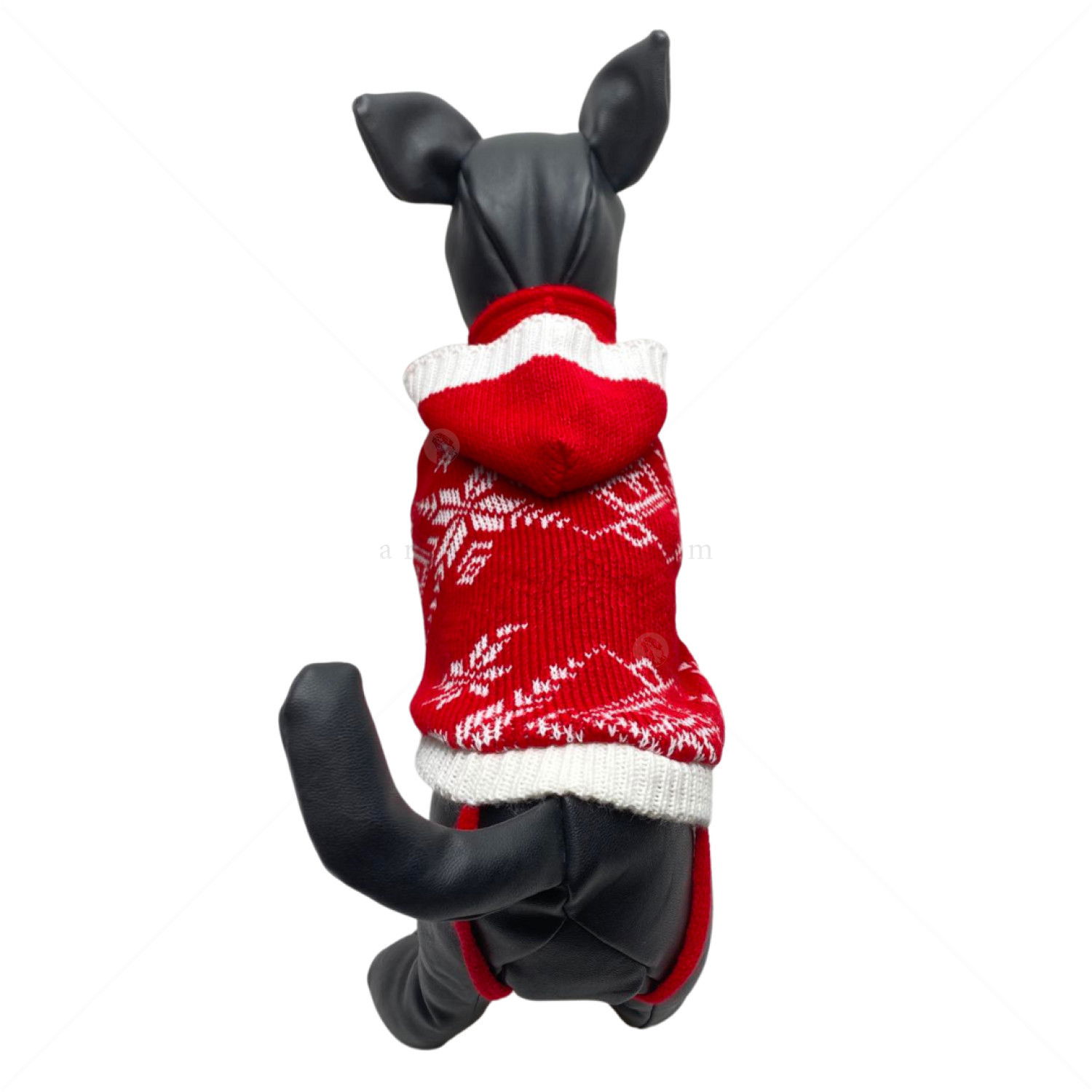 Плетен пуловер с качулка, HAPPY PUPPY, модел 68