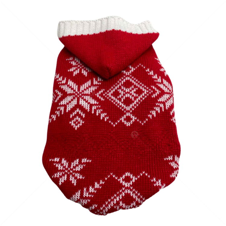 Плетен пуловер с качулка, HAPPY PUPPY, модел 68