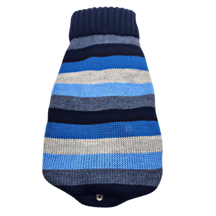 Плетен пуловер поло с дъждобран, размер XS, HAPPY PUPPY, модел 25