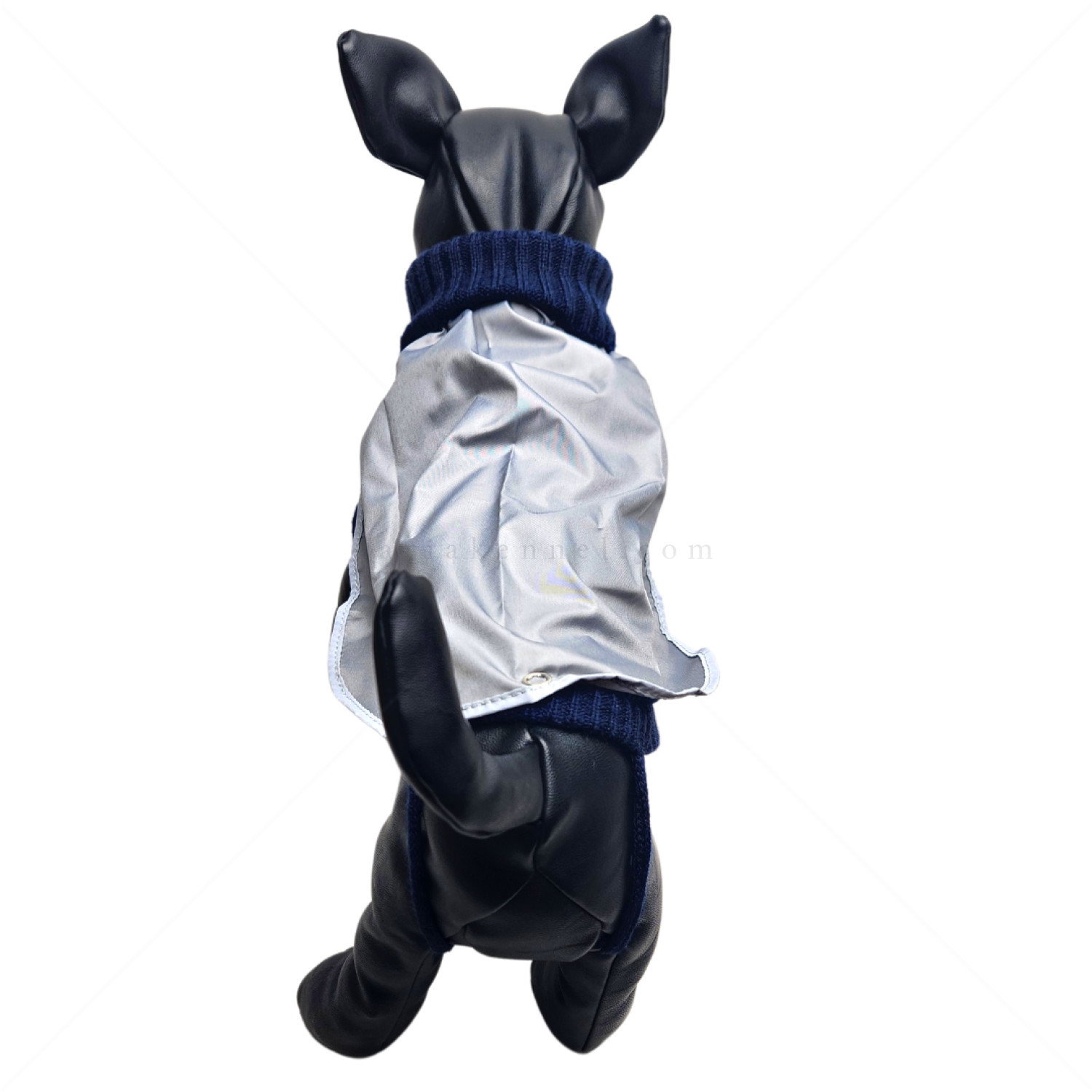 Плетен пуловер поло с дъждобран, размер XS, HAPPY PUPPY, модел 25