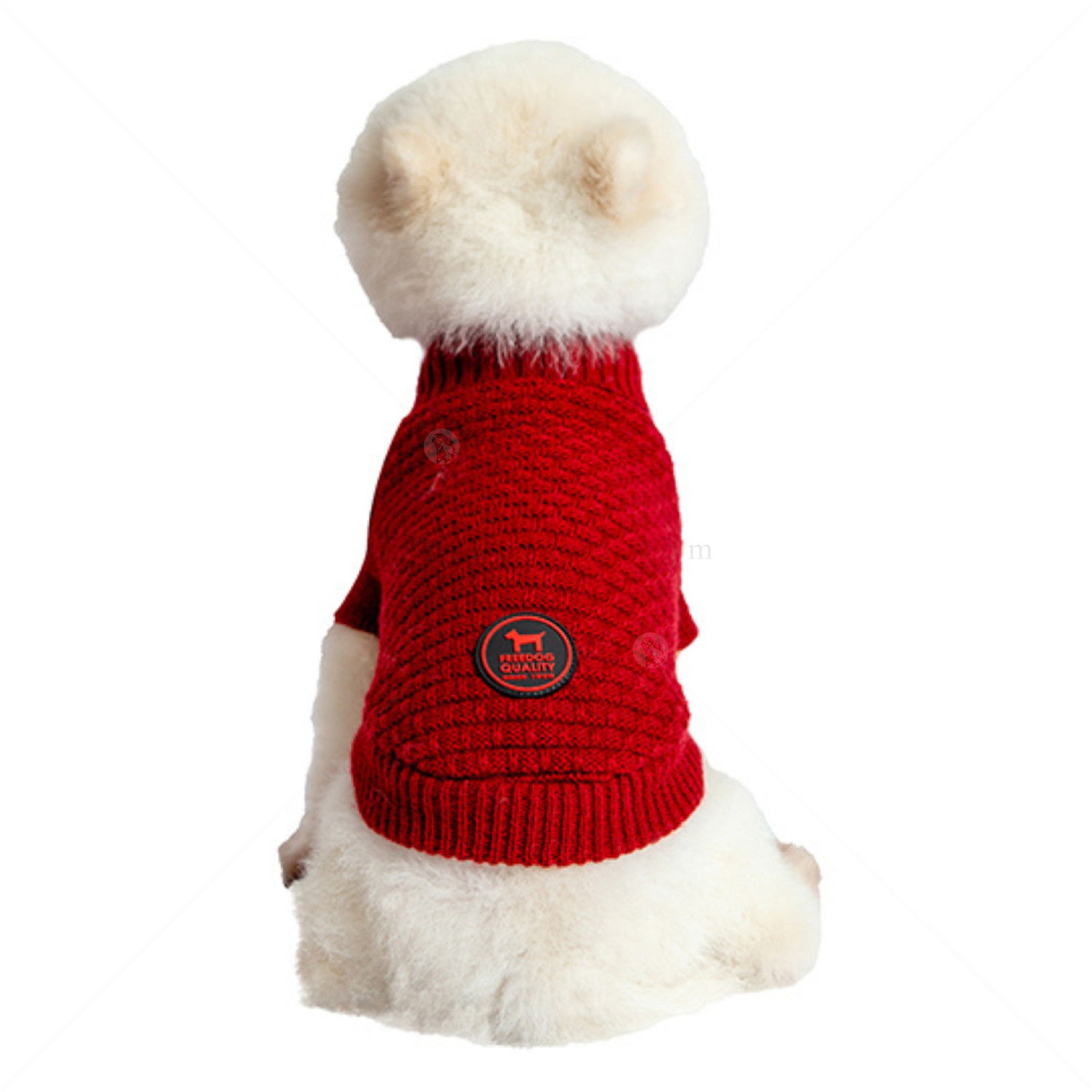 Плетен червен пуловер, FREEDOG Jersey Frapp, 15 см