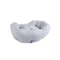 FERRIBIELLA Dot - овално легло на точици, сиво