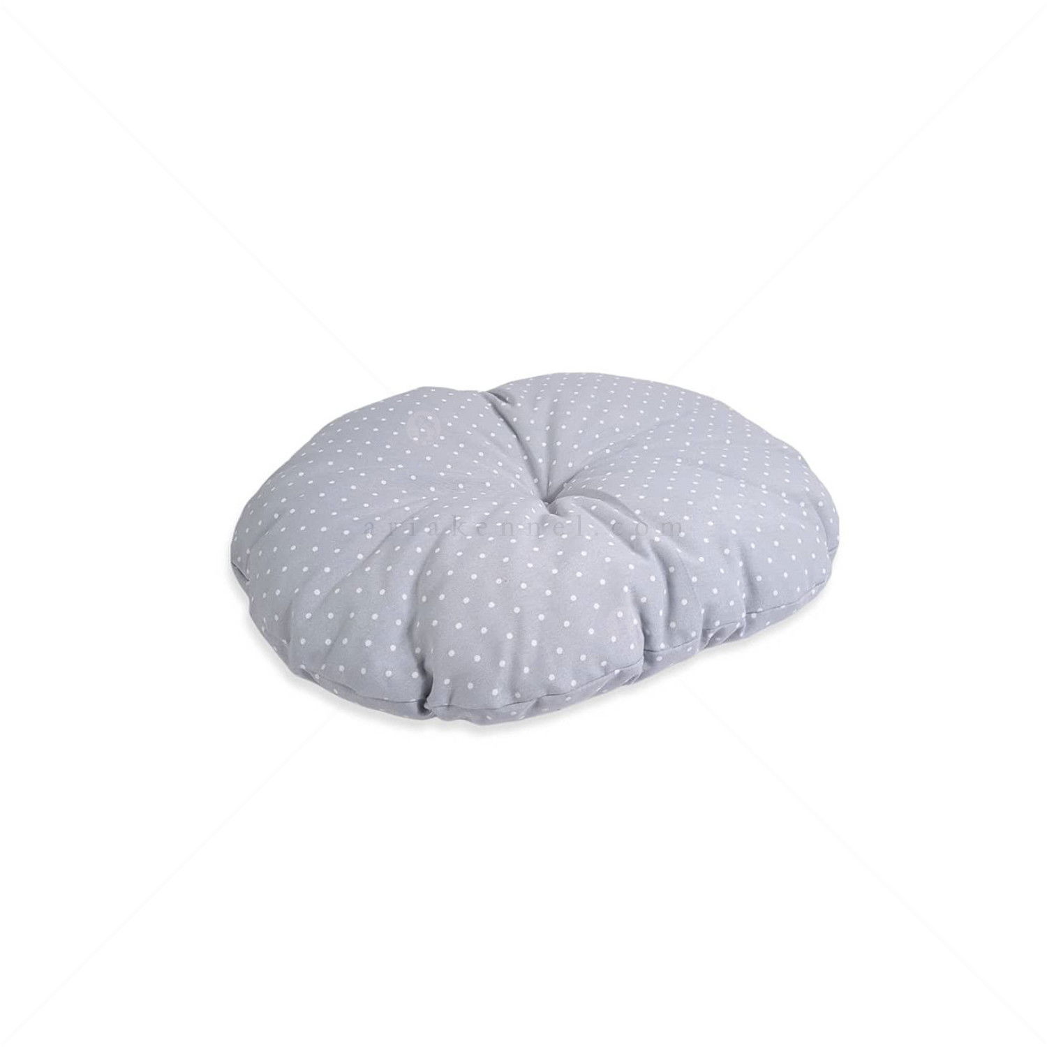 FERRIBIELLA Dot - овално легло на точици, сиво