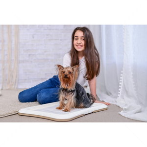 Поставка за подложки за кучета, 64х48 см, PUPPIES