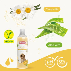 Шампоан за малки кученца с алое вера BEAPHAR
