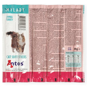 Пръчици с пуешко и агнешко месо ANTOS My Lady