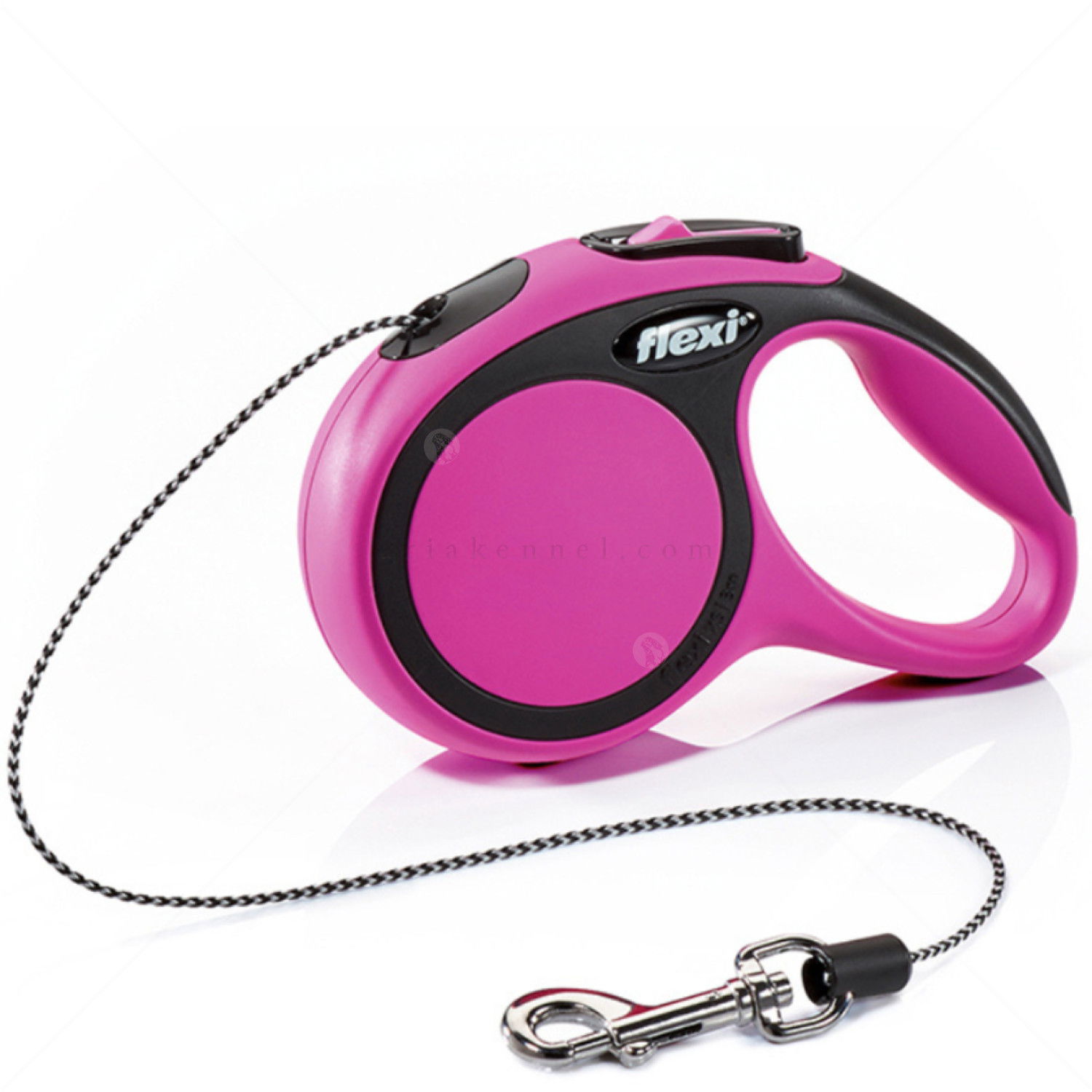 FLEXI Comfort Black XS въже – Автоматичен повод, розов