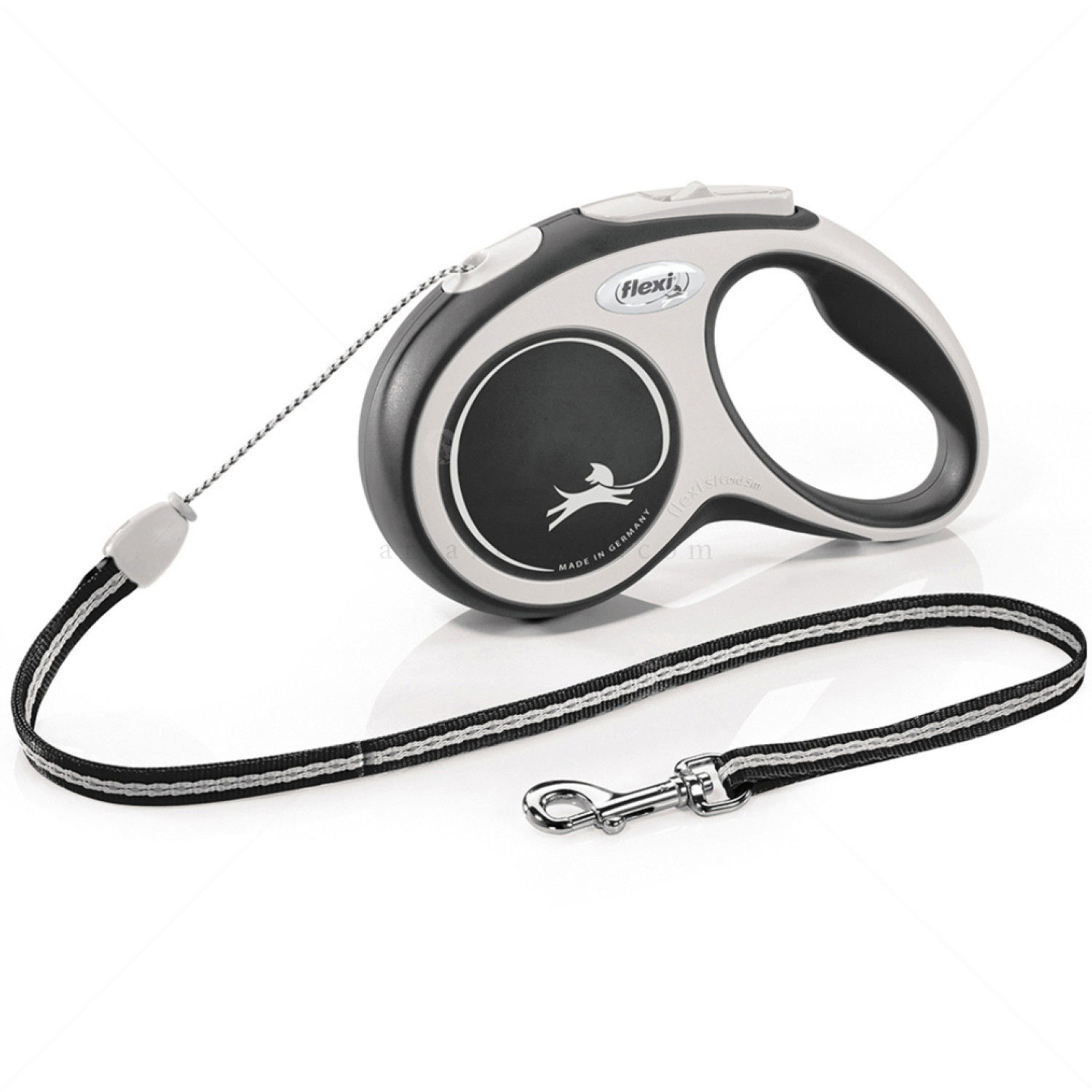 FLEXI Comfort S въже - Автоматичен повод, черен