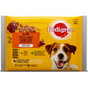 Паучове с птиче месо и говеждо и черен дроб в желе PEDIGREE Multipack Adult